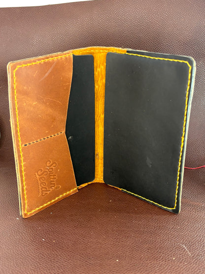One of a kind, Rawlings Mickey Mantle Baseball Notebook – Hand‑Stitched from a vintage Used Baseball Glove