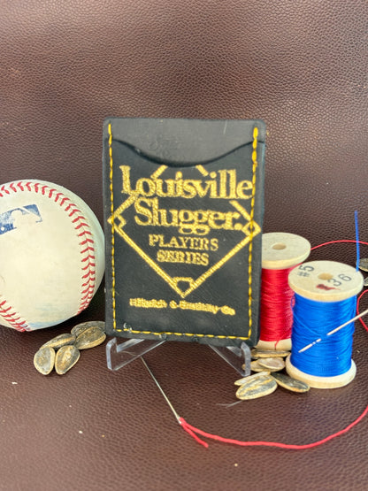 Wade Boggs Baseball Card Wallet – Hand‑Stitched from a vintage Used Baseball Glove