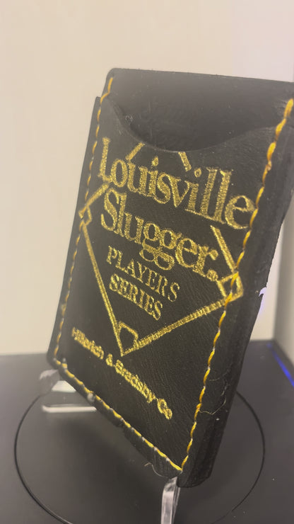 Wade Boggs Baseball Card Wallet – Hand‑Stitched from a vintage Used Baseball Glove